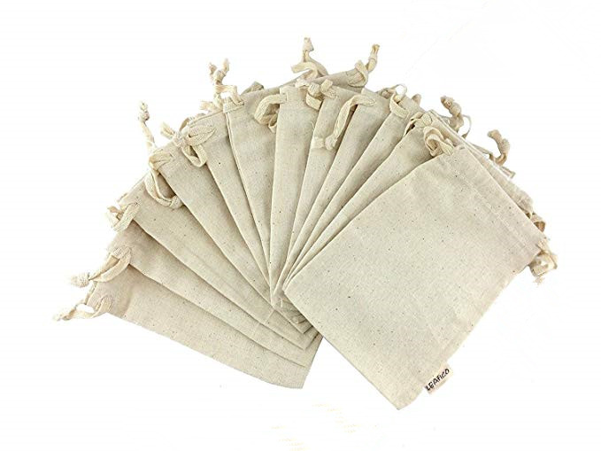 Cotton Canvas Drawstring Bag