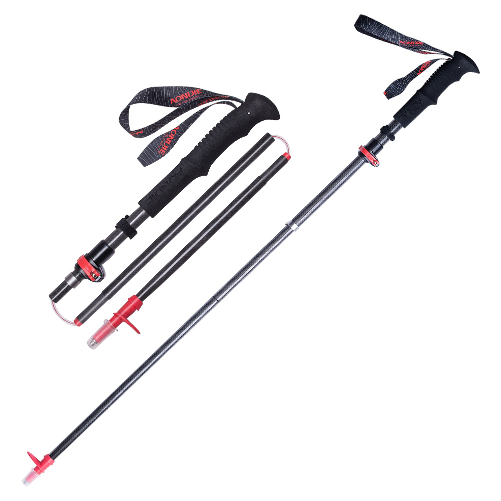 Lightweight Carbon Fiber Foldable Trekking Pole